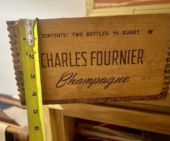 Vintage Charles Fournier Brut New York State Champagne Box 1950
