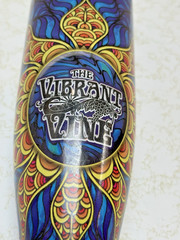 Vibrant Vine Decorative Wine Bottle 2014 Woops? Okanagan Valley BC Canada