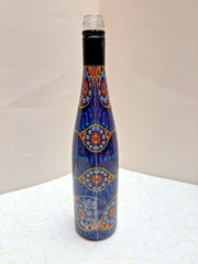 Vibrant Vine Decorative Wine Bottle 2014 Woops? Okanagan Valley BC Canada