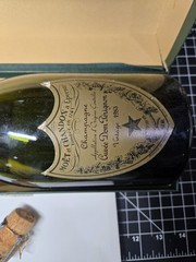 1983 RARE Dom Perignon Empty Bottle Vintage Champagne With Gift Box & Stopper