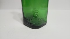 Santiago Rioja Haro Wine Bottle Emerald Green Barware Decor Collectible 1950&rsquo;s