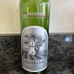 Silver Oak 2020 Alexander Valley Cabernet Sauvignon EMPTY Bottle Becknell Etched