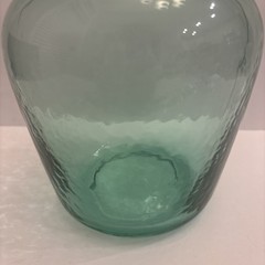 Vintage Demijohn Half Gallon Bottle Wine Jug 10&Prime; Green Glass
