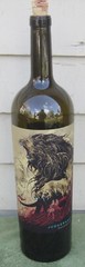 Large JUGGERNAUT WINE CO Dark Green 300cl/3L BOTTLE 2017 Hillside Cabernet 19&Prime;