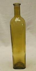 Green Glass Olive Oil Bottle 750mL Sold Empty 12-1/4&Prime; Tall