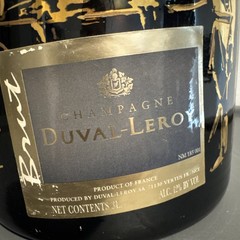 Duval- Leroy 3 Liter Empty Champagne Prop/Decor Bottle