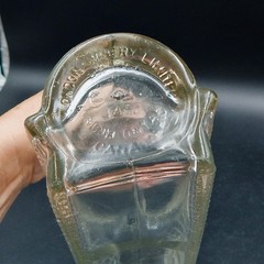 London Winery Ltd Glass Wicker Basket Wine Bottle With Handle Canada