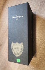 Empty Vintage 2009 Dom Perignon Champagne Bottle & Box Moet et Chandon a Epernay
