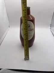 Lancers 1969 Vin Rose Brown Painted Glass Jug Portugal JM Da Fonseca Inter Empty