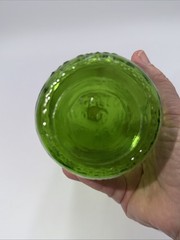 VTG RIPPLE Gallo&rsquo;s 1960-84 HIPPIE Wine Flavor Guard Green Glass Bottle 4/5 QT