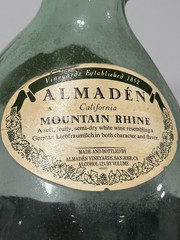 Vintage Almaden 4L Green Glass Wine Jug Bottle Demijohn Terrarium Carboy