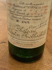 Chateau Mouton Rothschild Empty 750ML Bottle 1969