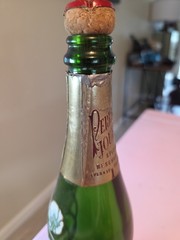 Vintage 1976 « Empty » Perrier Jouet Epernay-france Bottle With Cork..