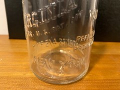 Garrett & Co. Inc. Virginia Dare Wine 4/5 Pint Bottle New York 12&Prime; Tall