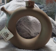 Vintage Rare Hartstone Signed Bisque Ceramic Wine Tote Decanter Wine Chiller 🍷