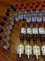 48 Sutter Home Wine 187 ML Empty Plastic Bottles & Lids- Great for Crafts