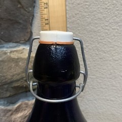 Vintage Hand Blown Casadis Milano Cobalt Blue « Jus de Fruits » Glass Jug Italy
