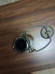 Vintage Rhine Hock Wine Bottle Dark Teal