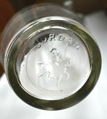 Vintage/Antique Jordan Wines Classic Cream Decanter Bottle with Stopper
