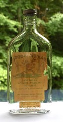 Vintage Orange Blossom Wine Bottle Label & Daniel Booze Kaintucky Feud Oil Label