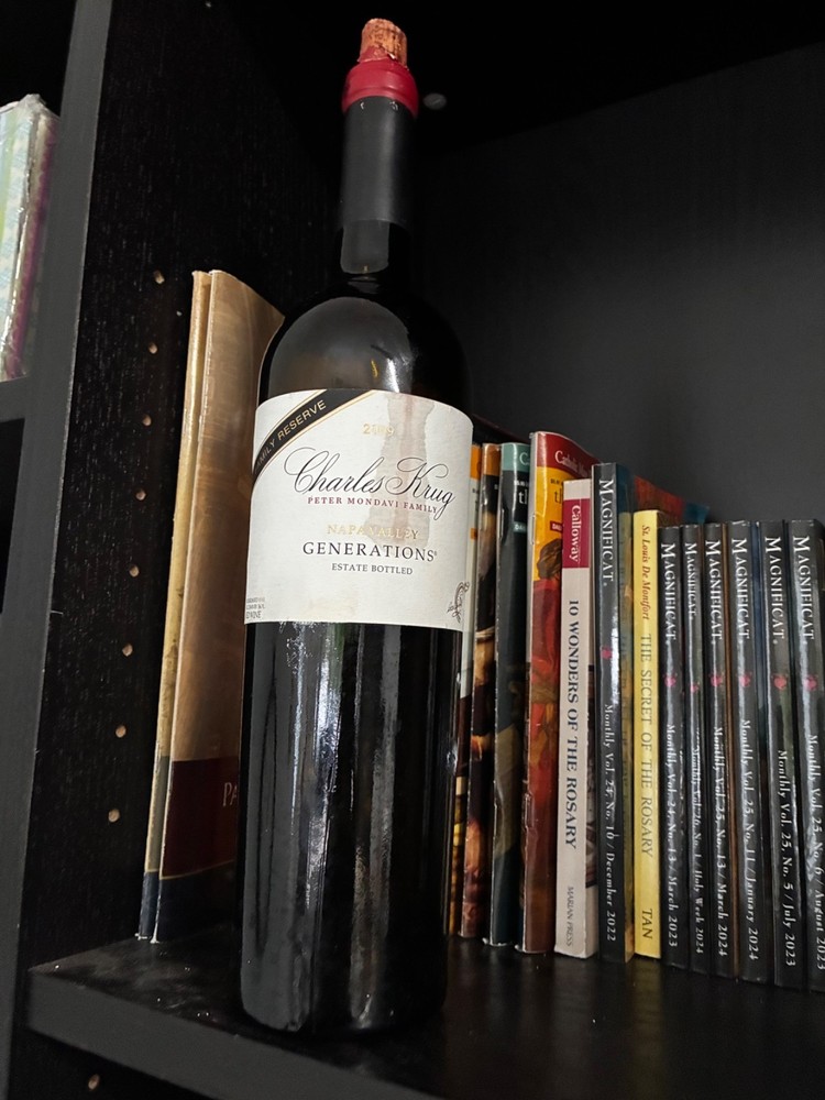 empty wine bottle