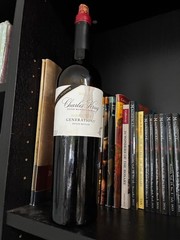 empty wine bottle