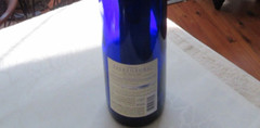 RARE Large 19&Prime; Vintage 2014 Johann Riesling Germany Empty Cobalt Blue Bottle