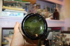 Vintage, 11 3/4 », Green, Wine Bottle, Item # A – 5196