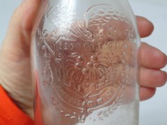 Vintage Garrett & Co Wine Bottle Pioneer American Wine Growers Embossed