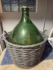 VILLANI DEMIJOHN WINE BOTTLE HUGE 26&Prime; TALL