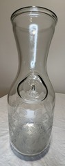 Vintage Paul Masson Norman Kosarin Wine Decanter Carafe Etched Glass Since 1852
