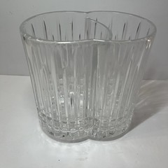 VTG WINE BOTTLE HOLDER CHILLER CRYSTAL 1980&rsquo;S