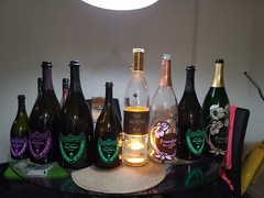 Dom Perignon Empty Display Bottle Luminous Bottle (1bottle 750 ML) JUS 1 BOTTLE