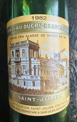 Chateau Ducru-Beaucaillou Wine Bottle Empty 1982 France Collectible 750ml