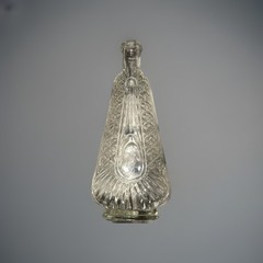 Vintage Milano Italy Crystal Wine Bottle 11,5”