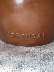 vintage Portugal Lancers Brown 9 In Wine Bottle, J.M. da Fonseca Inter., Empty