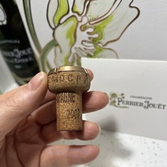 PERRIER-JOUET BELLE EPOQUE CHAMPAGNE GIFT BOX Empty Bottle 2 Flutes Cork 2007