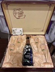 Champagne Perrier Jouet Special Edition Box Set 1988/ Empty Bottle