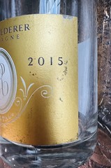 Cristal Champagne Bottle Empty 2015 Collectible France 750 ML