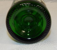 Vintage 1982 Perrier Jouet Special Reserve Hand Painted Empty Champagne Bottle
