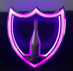 Dom Perignon Display Bottles presenter service displays night club lounge bar