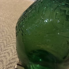 Vtg United Vintner&rsquo;s 4555 1/2 Gallon Green Glass Bottle Established-Asti-1881